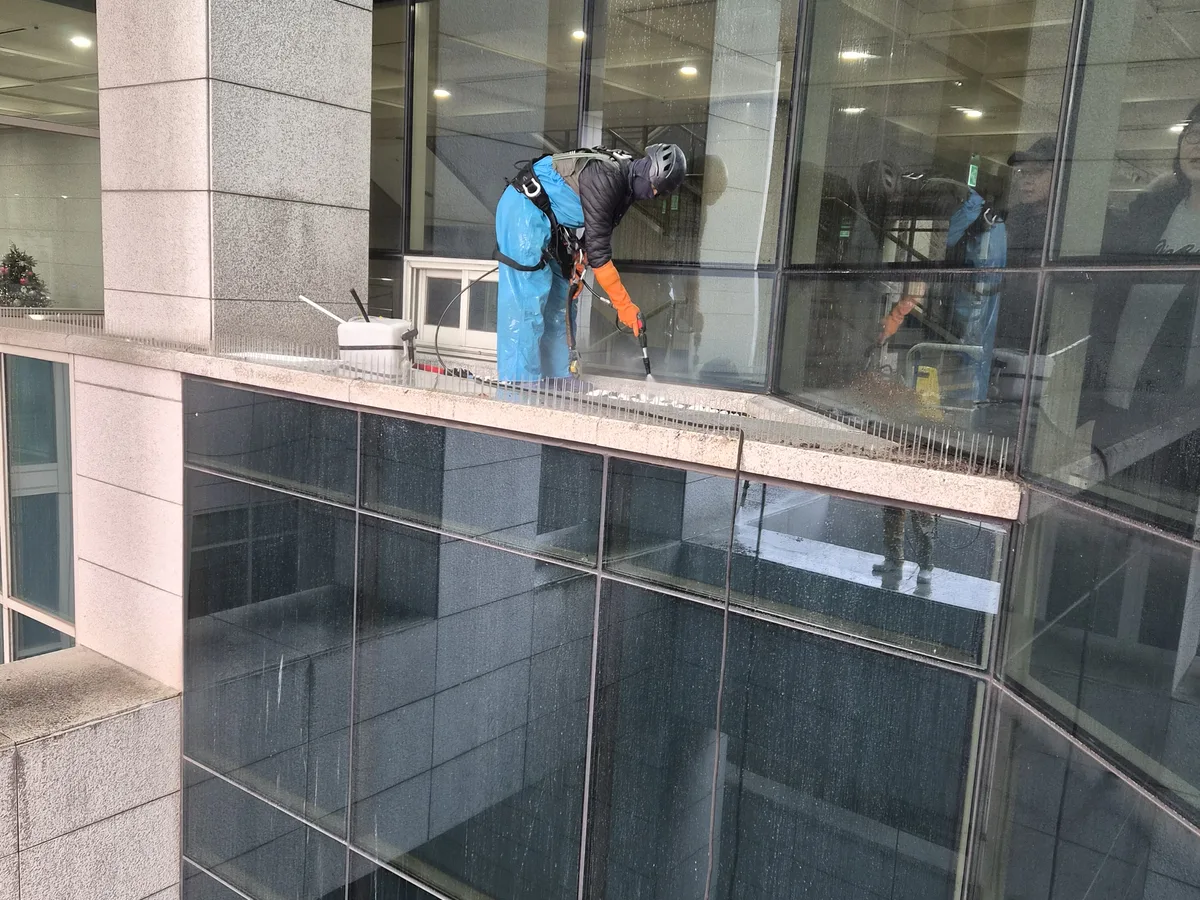 남구 고사동 건물 복도·대기 동선 야간 위생청소 사례 - 행진크린