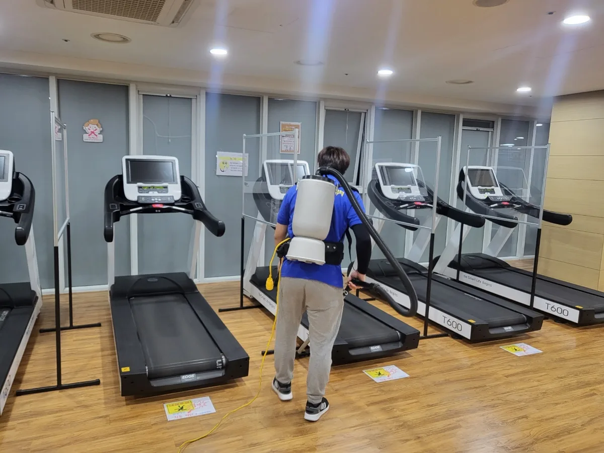 중구 유곡동 헬스장 탕비실 직원 휴게공간 위생청소 사례 - 행진크린